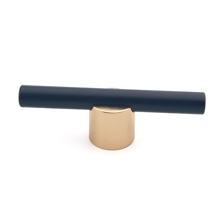 Light luxury Gold Black Cupboard Zinc Alloy Furniture Hardware Handles Cabinet Knobs Handles Dresser Handles