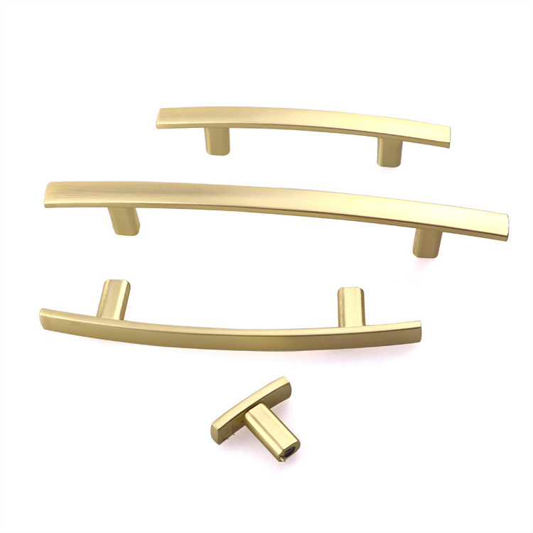 factory fancy T Bar Handle Cabinet Handles Drawer Pull Handles millions hardware polished gold cabinet pull