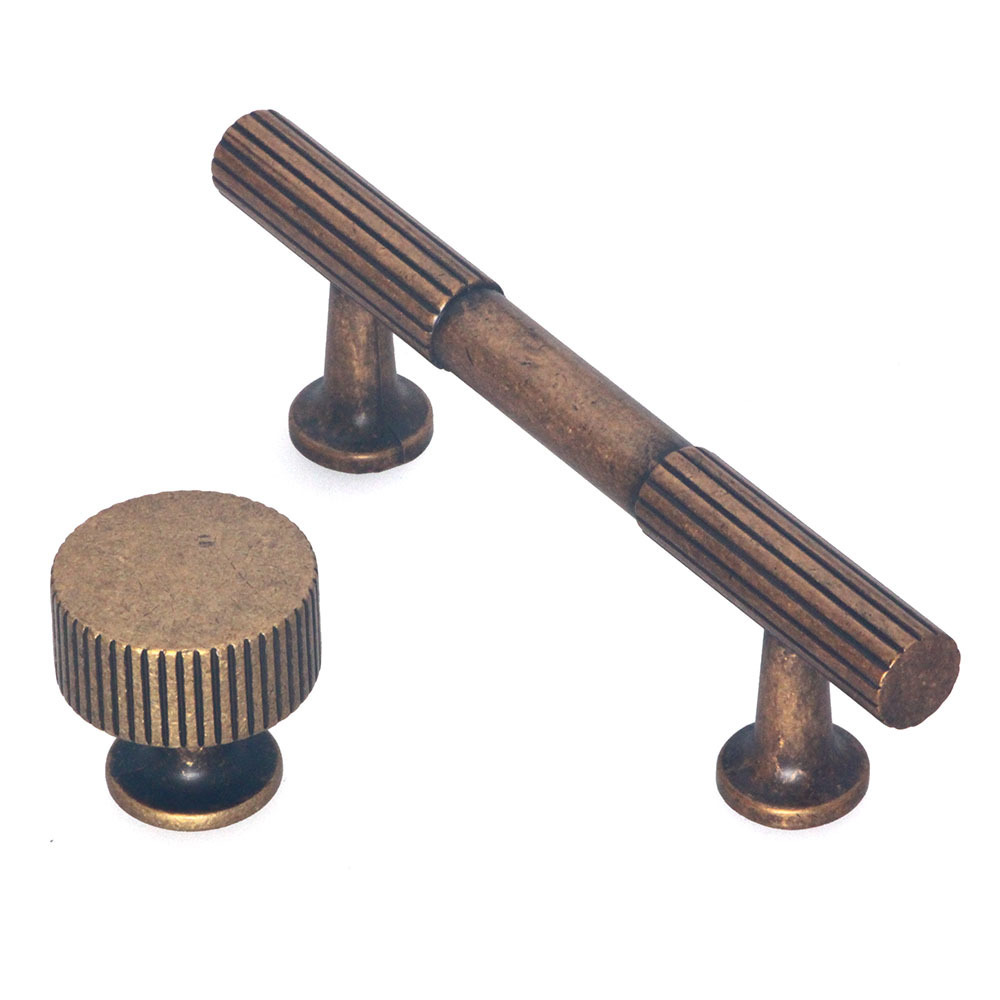 wholesale price long vintage antique bronze gold cabinet handles cupboard drawer Knob