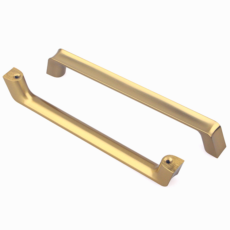 high quality 160mm Brushed titanium gold Zinc Alloy hardware handle for kitchen cabinet  Drawer pull