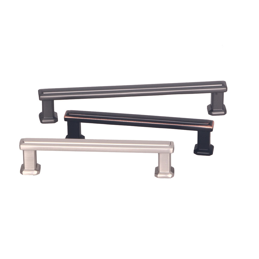 Hardware Millions Modern Design gold and chrome cabinet handles Zinc Alloy Kitchen Cabinet Pull and Handles