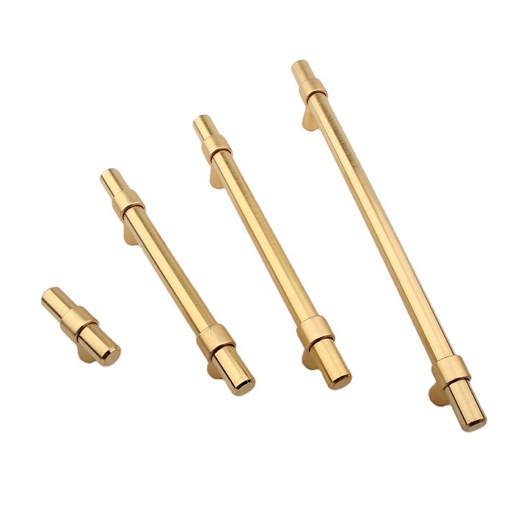 wholesale price Affordable furniture handles black and gold handles for kitchen cabinets pull