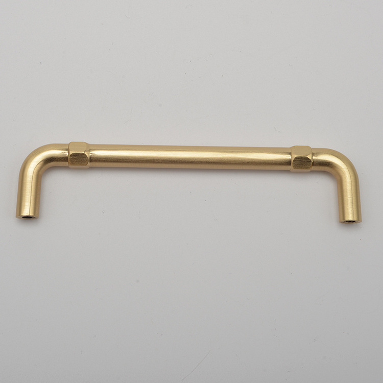 New design cabinet cupboard  pull zinc alloy brass brushed kitchen cabinet handles hardware pull shaped drawer handle