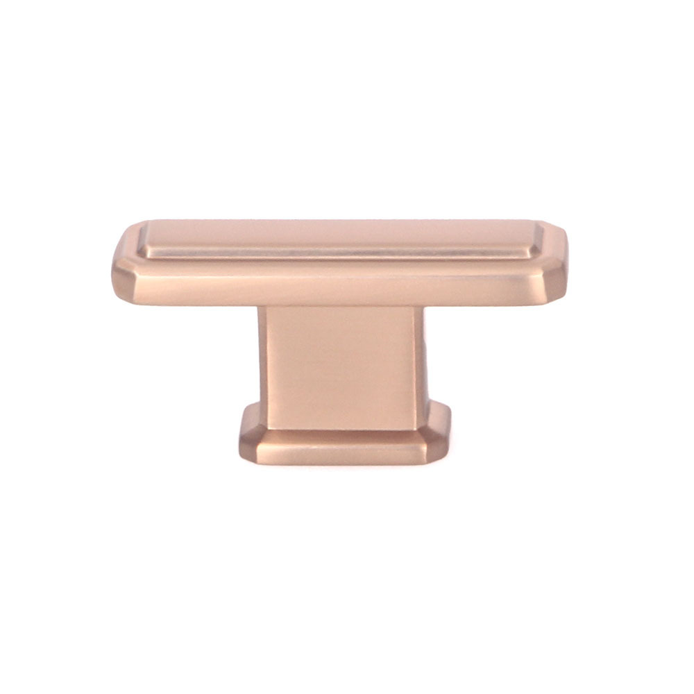 Modern Bedroom Style alloy drawer pull Furniture Handles & Knobs Brushed gold finished