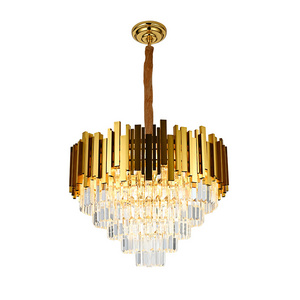 Round Chandelier Flush Mount Crystal Circle Chandelier Lighting For Living Room Dining Room Lobby Bathroom