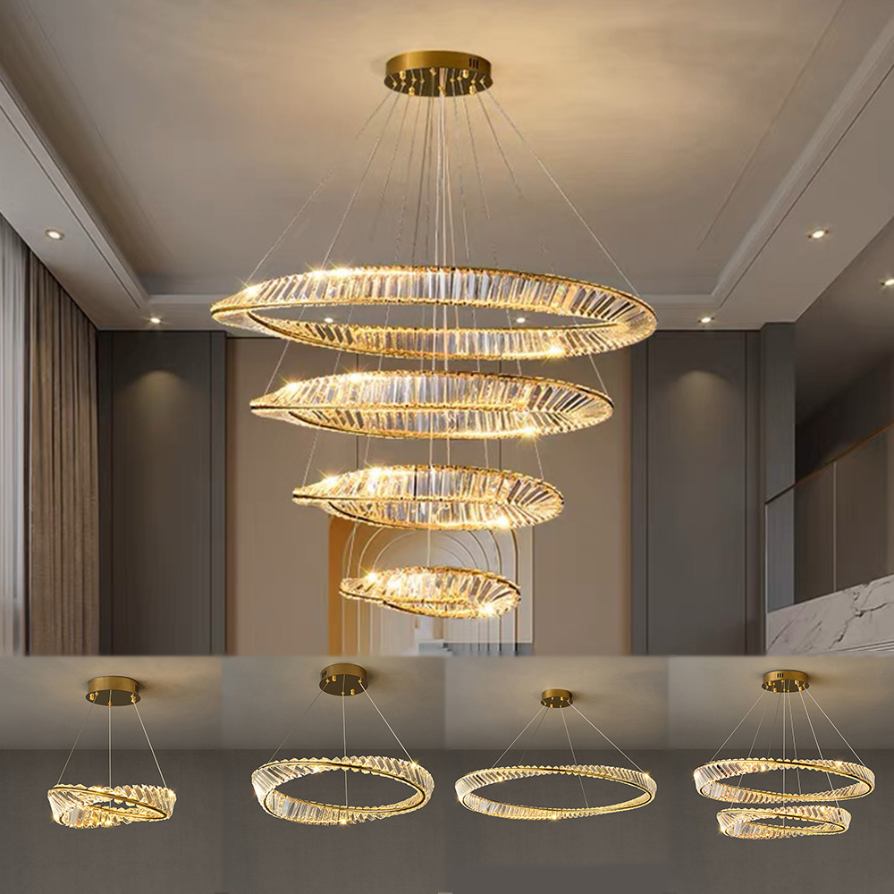 Chandeliers Ceiling Hanging Led Modern Lighting Indoor Crystal Pendant Lamp Led Ceiling Luxury Fixture Light Chandelier For Home