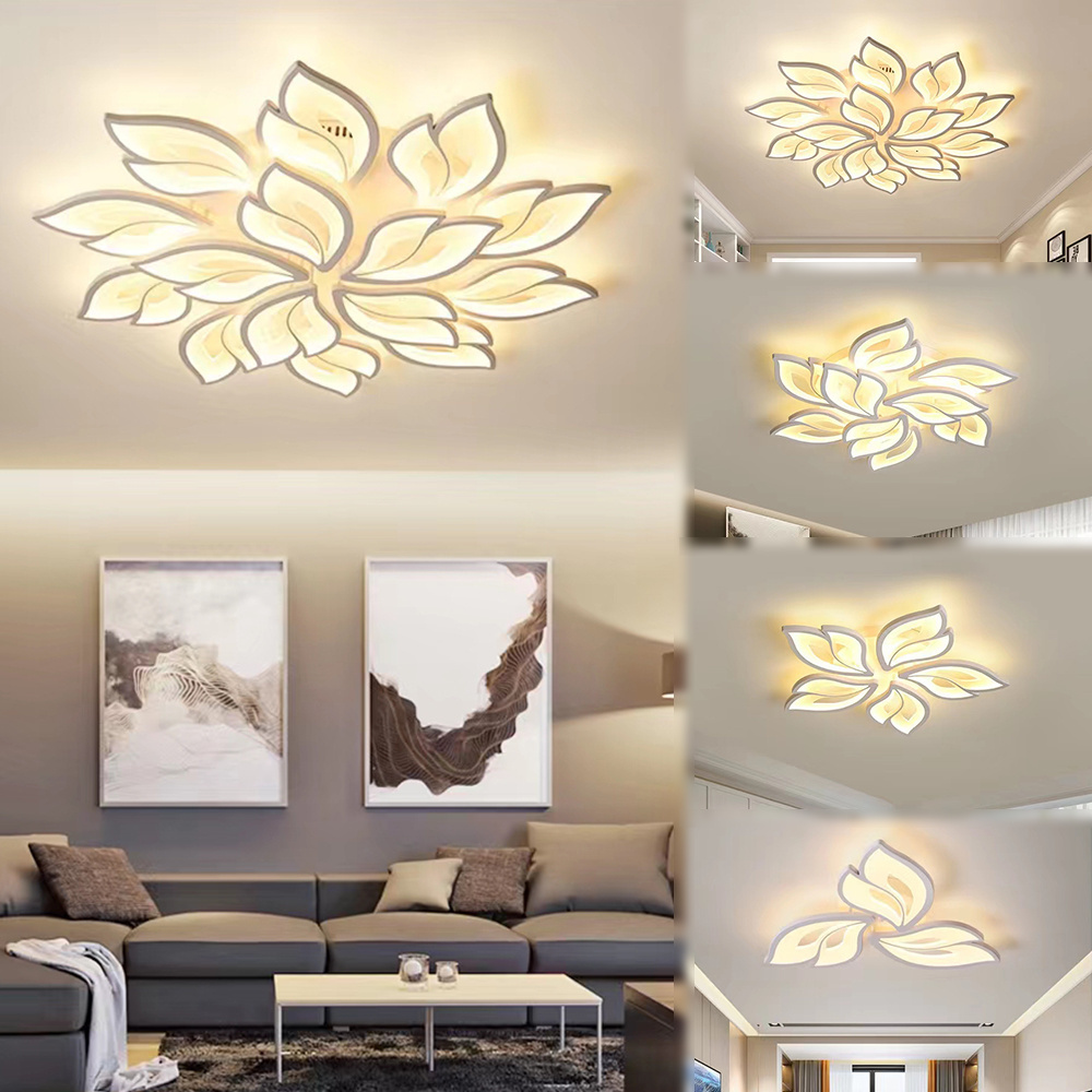 Nordic Style Modern Decorative Lights Living Room Bedroom Fancy  Recessed Modern Fixtures Chandelier Led Ceiling Light For Home