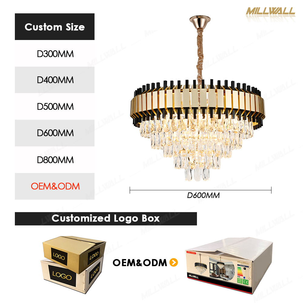 Crystal Traditional Chandelier Modern White Drum Chandeliers Pendant Light With Linen Shade For Dining Room Living Room Foyer