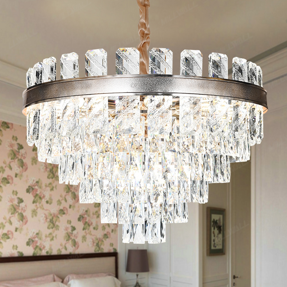 Crystal Hot Sale Contemporary Luxury Farmhouse Indoor Pendant Modern Chandelier Lighting Chandeliers Glass Crystal Pendant Light