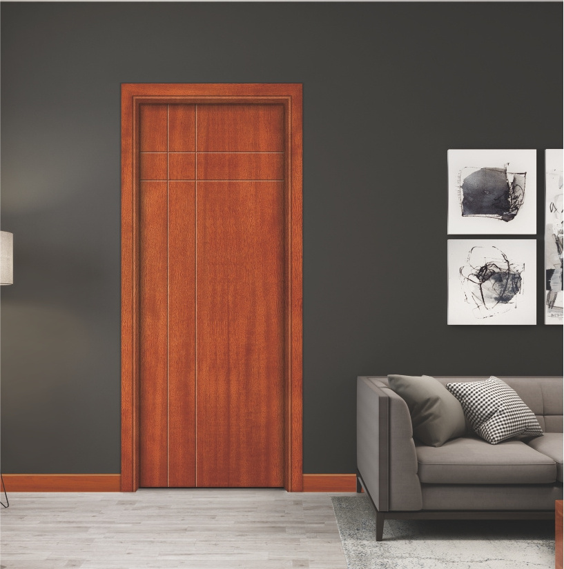 Mahogany Wooden Main Door Design Front Doors For Home Bedroom Solid Soundproof Interior Solid Wooden Door