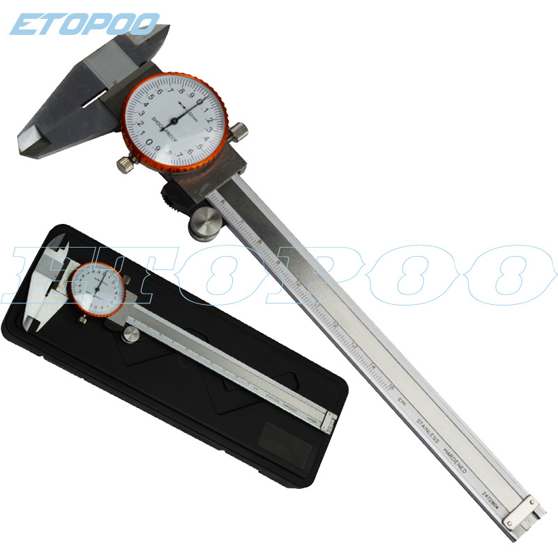 150mm 6inch Shock proof Dial Caliper precision 0-150mm Dial Vernier Caliper micrometer Dial gauge