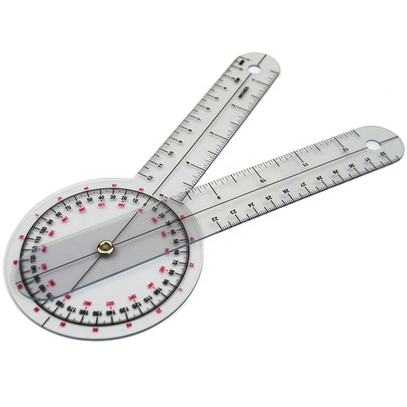 New Type 8inch Goniometer protractor medical ruler Angle ruler