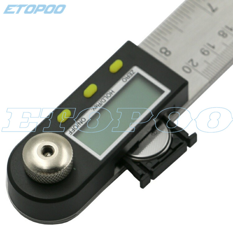 200mm 8inch Stainless Steel Digital Angle Ruler Finder Meter Protractor Inclinometer Goniometer Electronic Angle Gauge