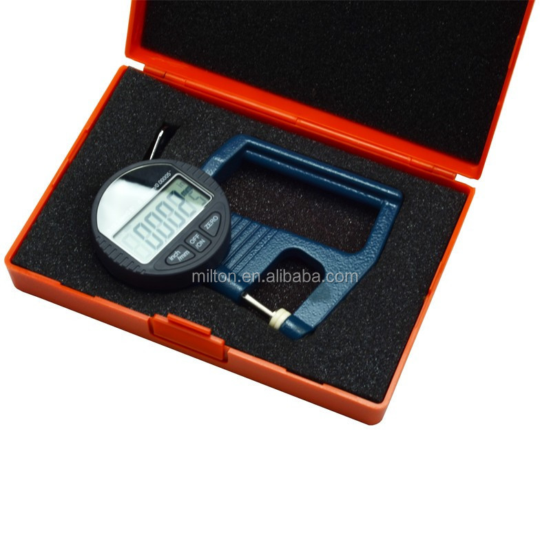 Micron Digital Thickness Gauge with Feeler shape 0.001 Micrometer thickness meter 0 - 10 mm / 0.4 inch