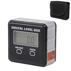 Digital Level Box Protractor Angle Finder Level Gauge Bevel Gage Inclinometer W Backlight Magnetic Base Tilt Direction Indicator