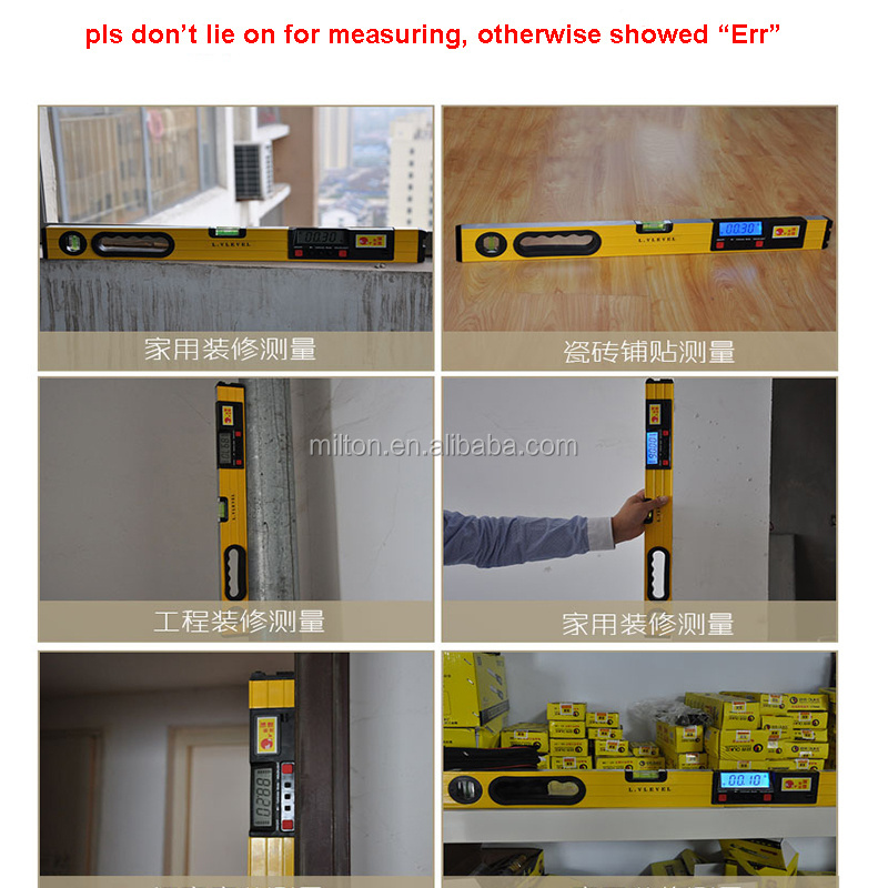 400mm Digital Laser Level 16inch Protractor Inclinometer digital level with Laser Beam