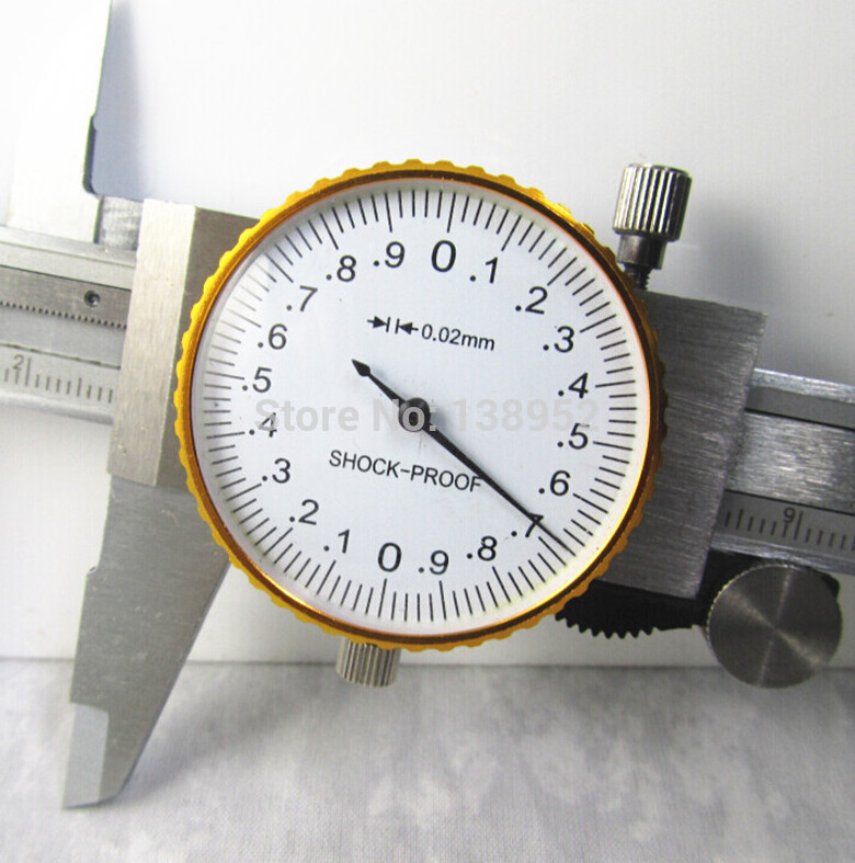 150mm 6inch Shock proof Dial Caliper precision 0-150mm Dial Vernier Caliper micrometer Dial gauge