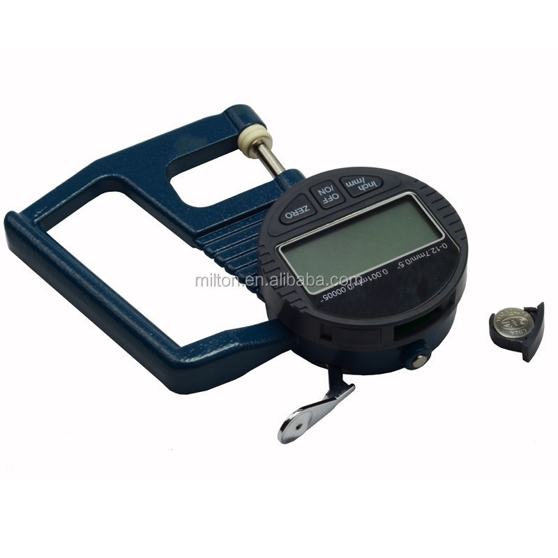 Micron Digital Thickness Gauge with Feeler shape 0.001 Micrometer thickness meter 0 - 10 mm / 0.4 inch