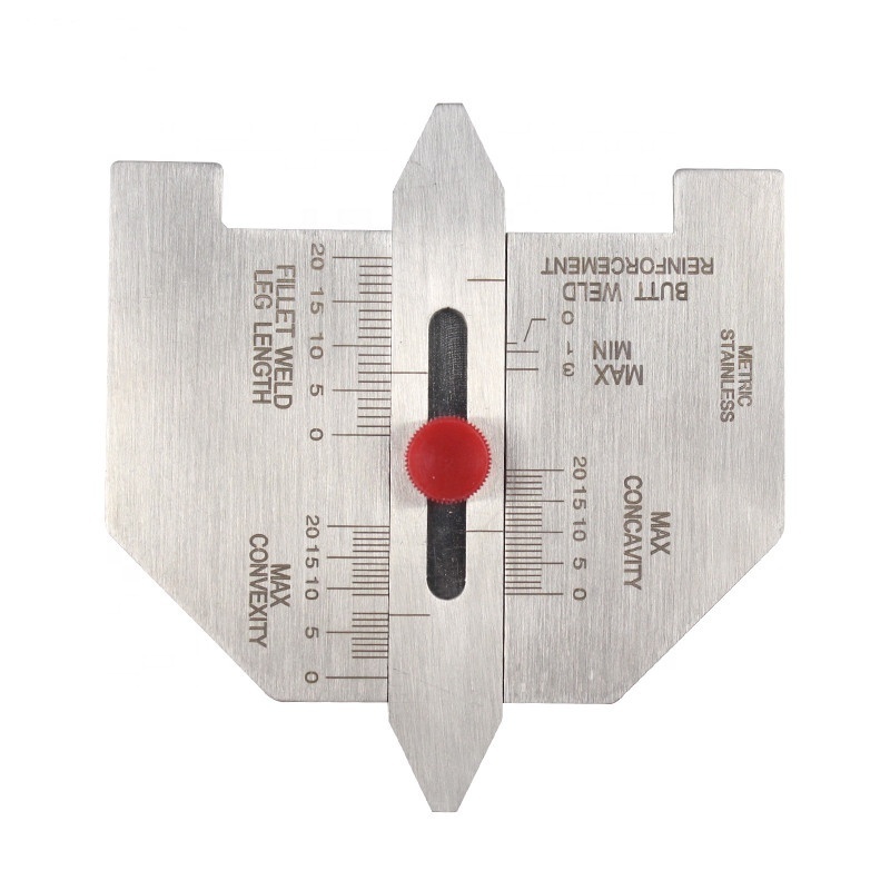 6in1set Weld Gauge Weld Inspection Gage Weld Seam Bead/Fillet/Crown Test Ulnar Ruler Degree Angle Measure Kits Combine suit