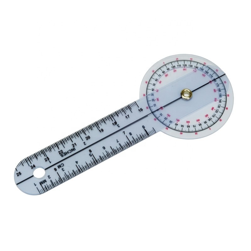 New Type 8inch Goniometer protractor medical ruler Angle ruler