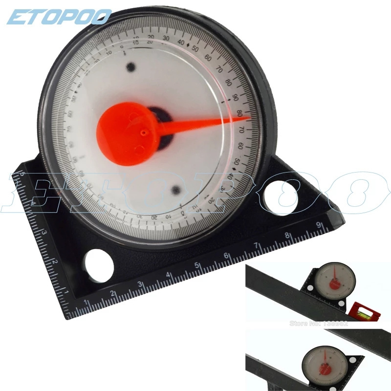 Cheap slope angle meter mini Inclinometer Protractor Tilt Level Meter Angle Finder Clinometer with magnetic base