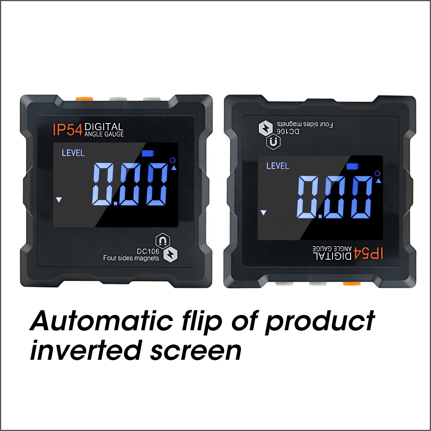 New Digital Protractor Level Gauge Angle Meter With Magnetic Base IP54 LED Inclinometer Digital Bevel Box Angle ruler digital in