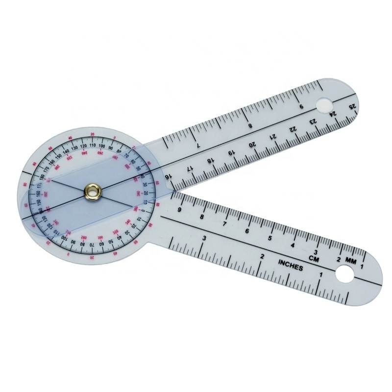 New Type 8inch Goniometer protractor medical ruler Angle ruler