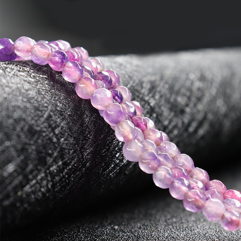 High Quality Multi Faceted Natural Ruby Crystal Moonstone Jade Beads 4mm Loose Gemstone Beads Stone  For Jewelry Making