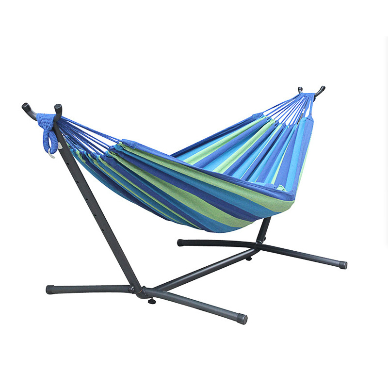 Free Standing Swing Garden camping Hammock with Metal Frame stand