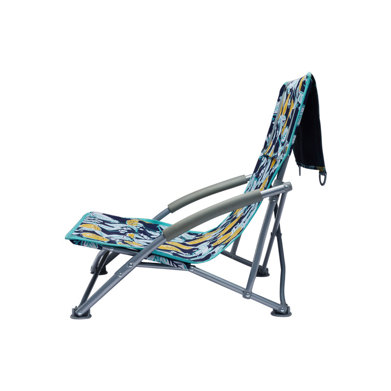 Outdoor Lightweight Low Seat Foldable Camping Beach Chair