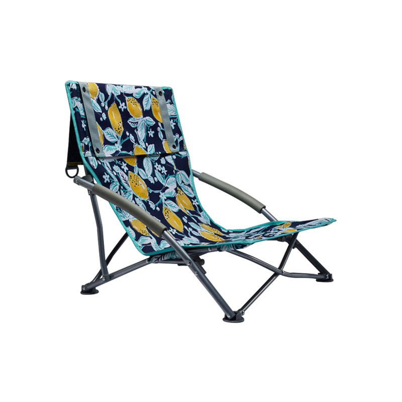 Outdoor Lightweight Low Seat Foldable Camping Beach Chair