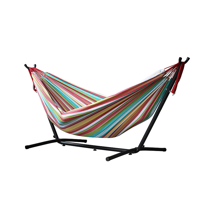 Free Standing Swing Garden camping Hammock with Metal Frame stand