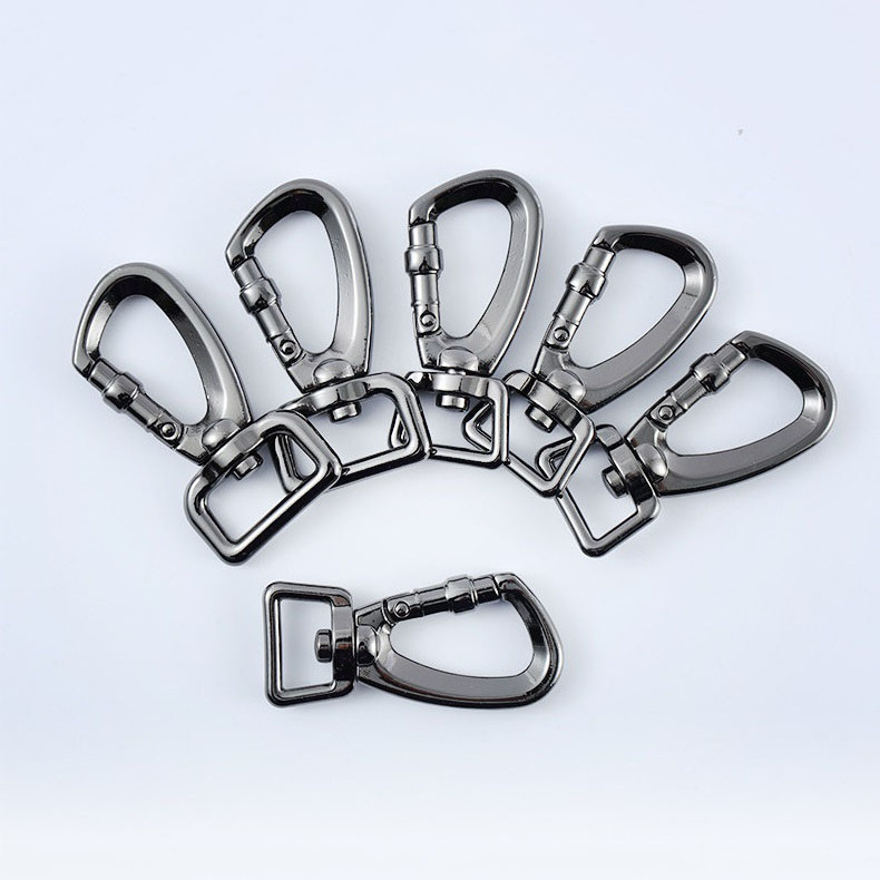 Zinc Alloy Dog Collar Swivel Snap Hook Buckle Metal Carabiner For Pet Swivel Dog Leash Carabiner Hook