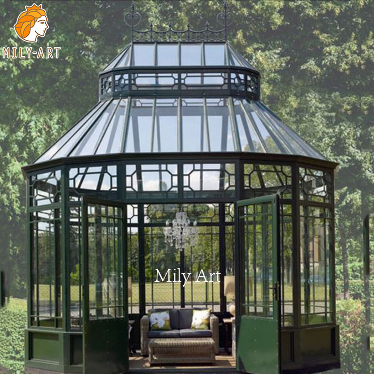 Garden Used Wrought Iron Gazebos Cast Iron Columns for Gazebo