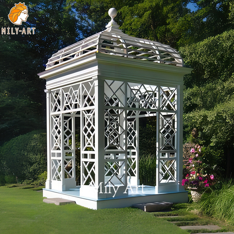 Garden Decoration Wrought Iron Gazebos Metal Brackets for Gazebo