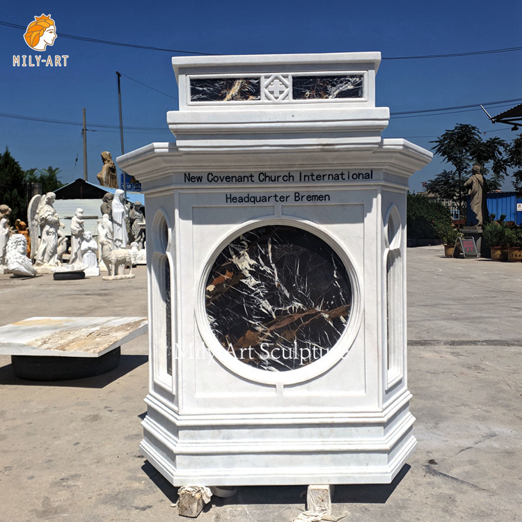 Hand Carved Religious Church Decorated Carved Marble Altar for Catholic Church