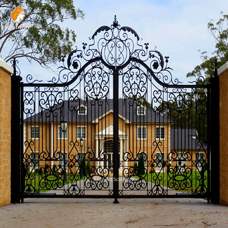 Entrance Wrought Iron Gate Latest Main Iron Gate Design Galvanized Wrought Iron Garden Gates