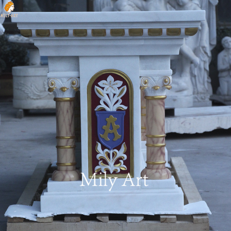 Wholesale Custom Design Hand Carved Religious Marble Altar For Church