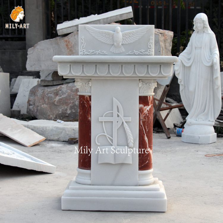 Hand Carved Religious Church Decorated Carved Marble Altar for Catholic Church