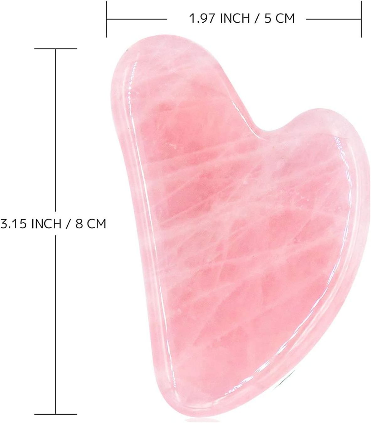 Factory Wholesale Facial Massager Gua Sha Scrapping Tool 100% Natural Jade Stone Rose Quartz Gua Sha For Anti aging