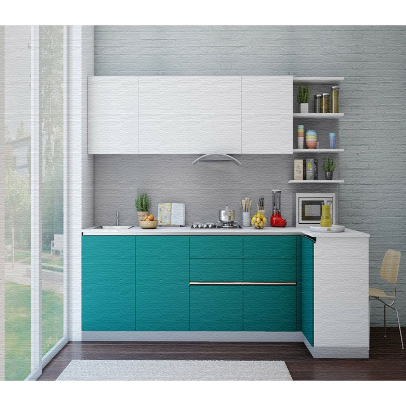 Supplier Lacquer Corner Kitchen Pantry Cabinets With High Gloss Laminate Painting red Kitchen Cupboard