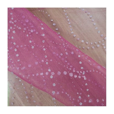 Glitter Bridal Tulle Spray Evening Dress Fabric For Wedding/Party Dress