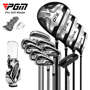 PGM MTG040 RIO 3 Advanced Beginner Level Men Golf Clubs Complete Set With Universal Putter and Travel Golf Bag