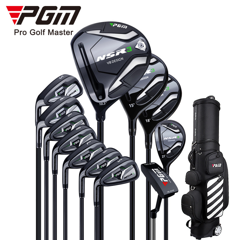 Wholesale Custom PGM MTG033 NSR 3 Left Handed Advanced Men Golf Clubs Complete Set with Head Covers and Golf Bag