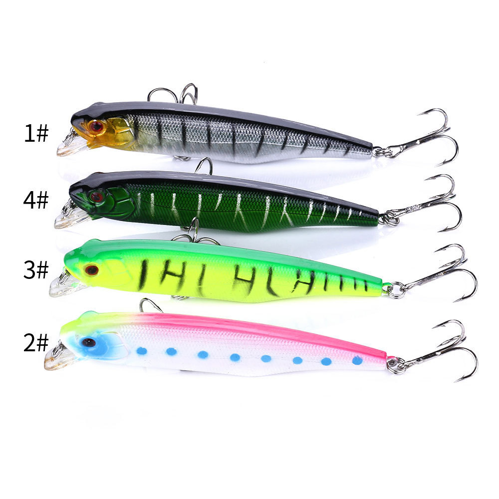 Wholesale 10.5cm 14.5g Artificial Hard Plastic Bait Minnow Fishing Lures for Bass