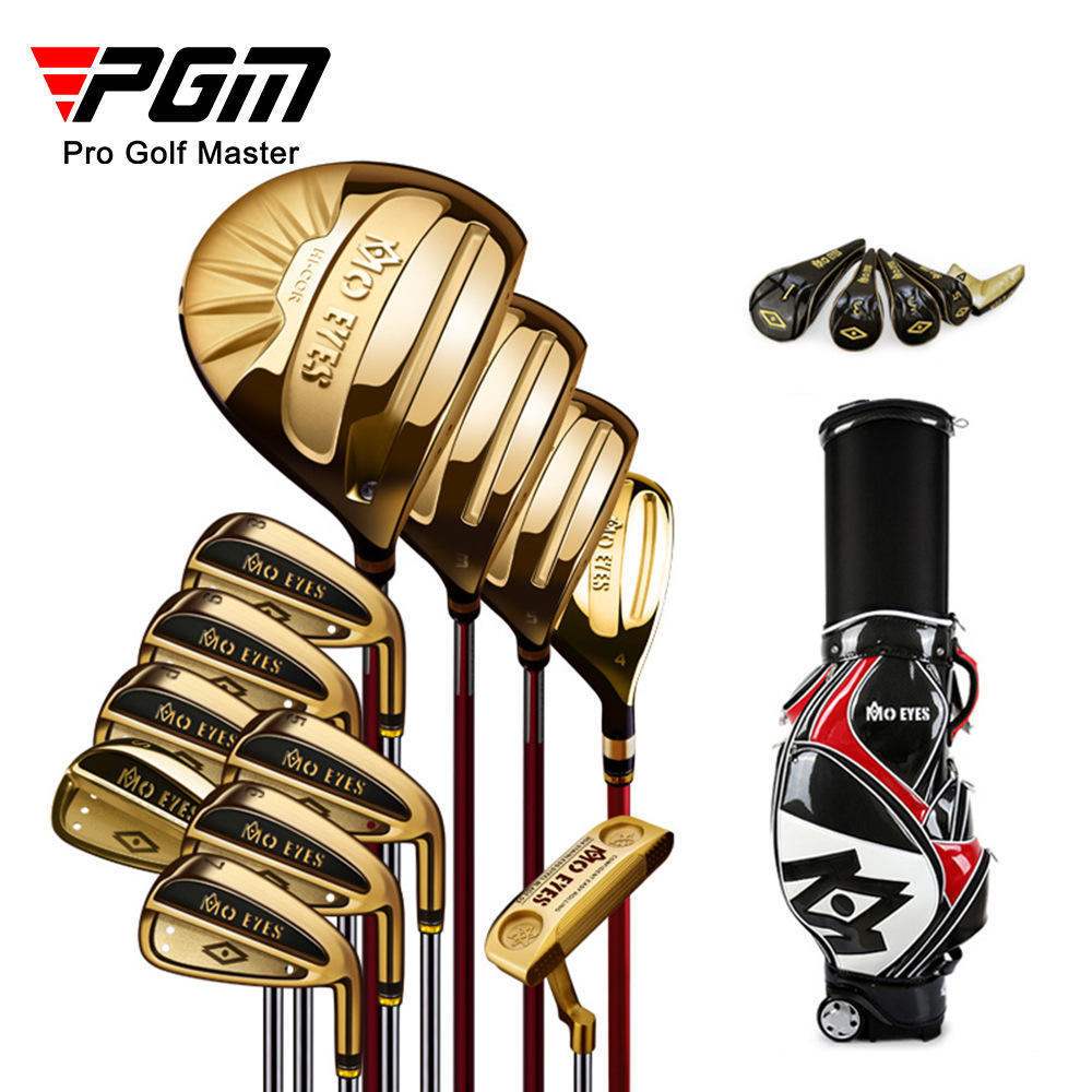 PGM MTG020 MO EYES Adjustable Loft Titanium Alloy Driver Professional Men Golf Clubs Complete Set with Travel Golf Bag