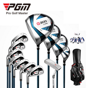 PGM MTG025 G300 Series Titanium Alloy Driver Stainless Steel Irons Set Left Handed Men Beginner Golf Clubs Complete Set