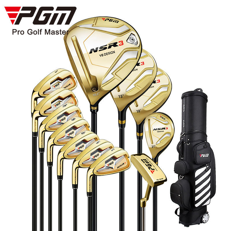 Wholesale Custom PGM MTG033 NSR 3 Left Handed Advanced Men Golf Clubs Complete Set with Head Covers and Golf Bag