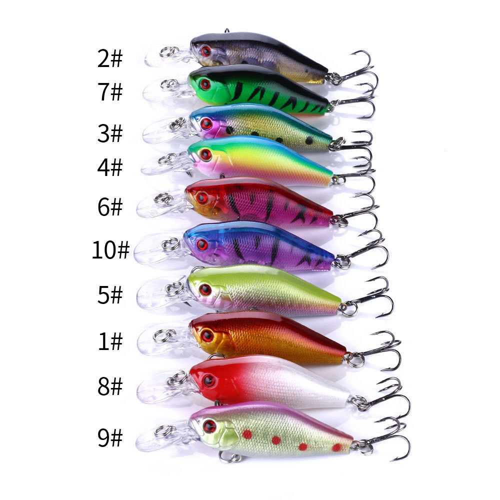 Wholesale Hengjia 7cm 9g Artificial Bait Crankbait Wobbler Fishing Lure