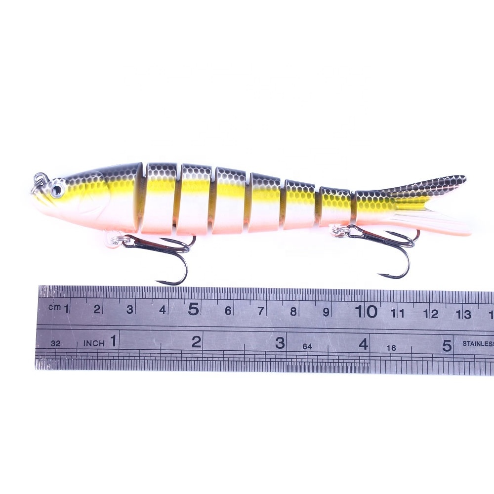 Wholesale 13.7cm 27g Lifelike Multi Jointed Hard Baits 8 Segments Swimbait Fishing Lures